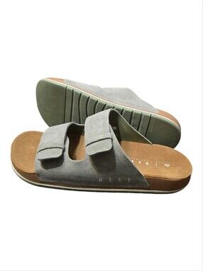 NWT Reef Ojai Two Bar Suede Sandals
